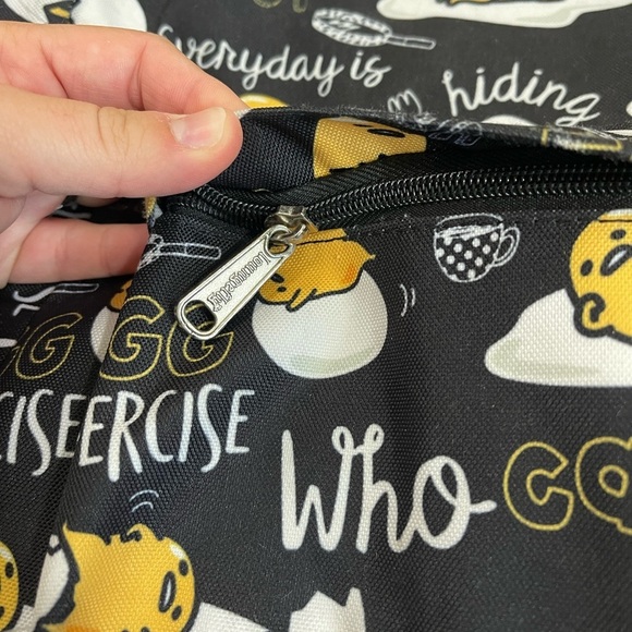 Loungefly Gudetama Lazy Egg Canvas Backpack - Picture 5 of 5